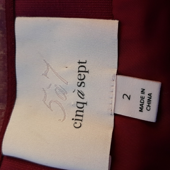 Cinq a Sept Cold Shoulder Sz 2 Elva Elderberry Dress - Picture 7 of 16